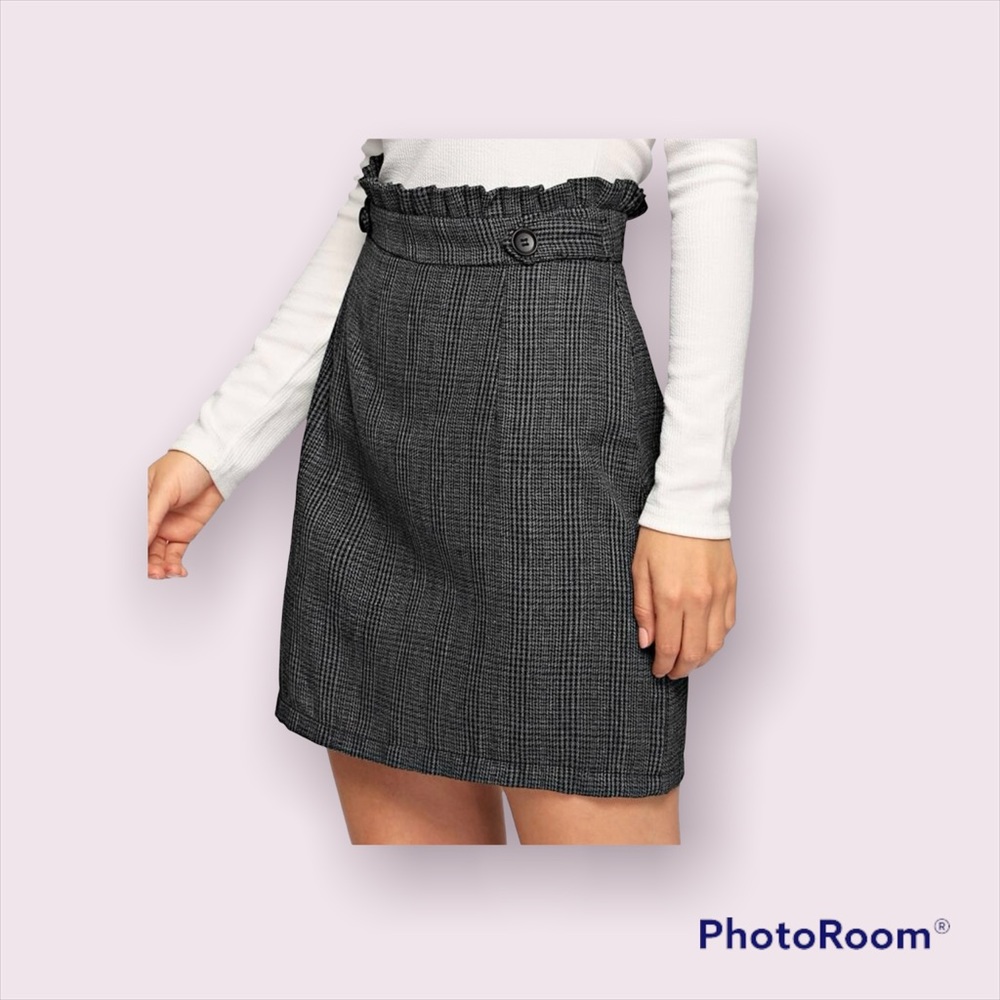SHEIN plaid skirt